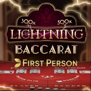 Juego First Person Lightning Baccarat