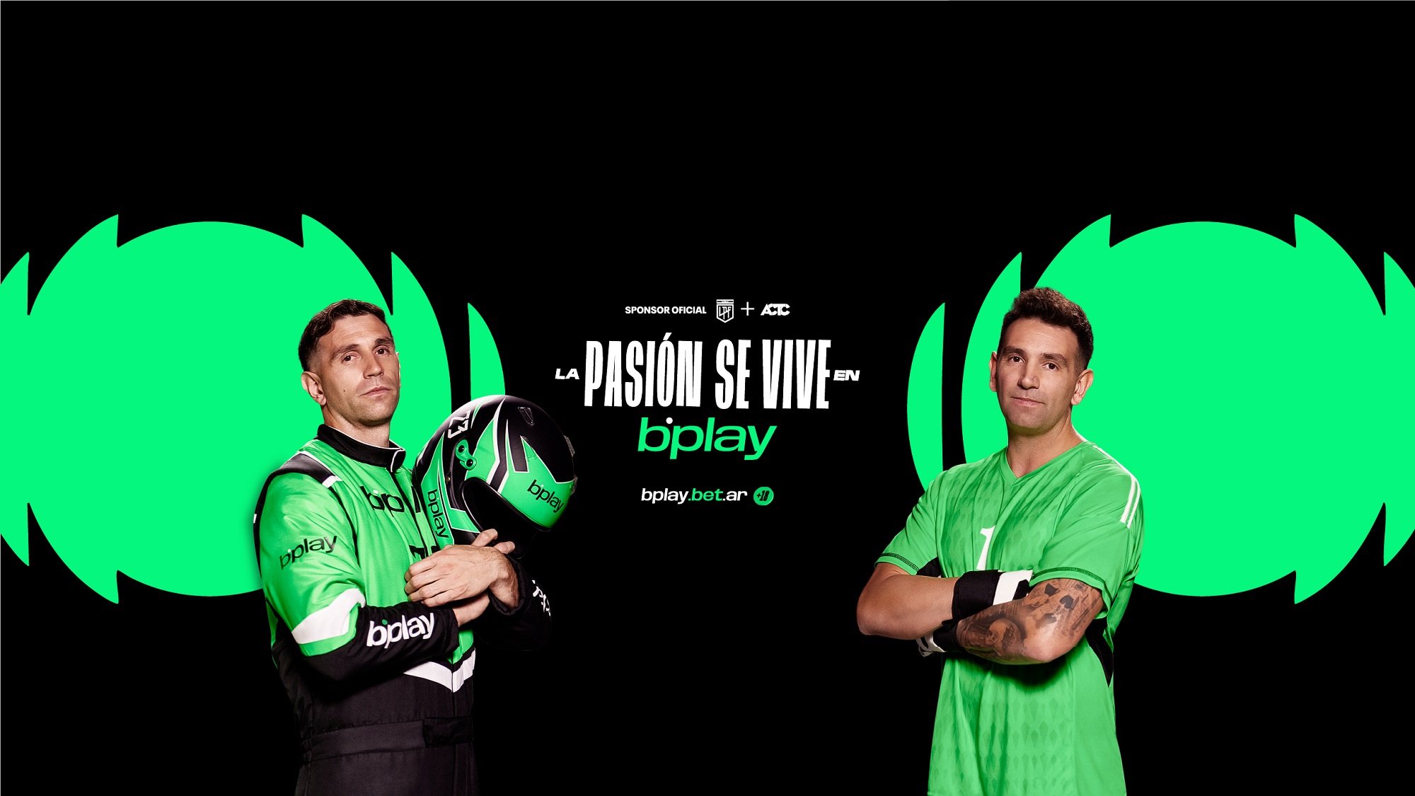 La pasión se vive en bplay: Nueva campaña con Dibu y Ale Martinez