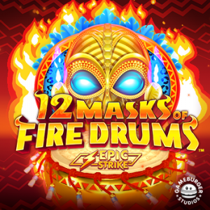 Juego 12 Masks of Fire Drums